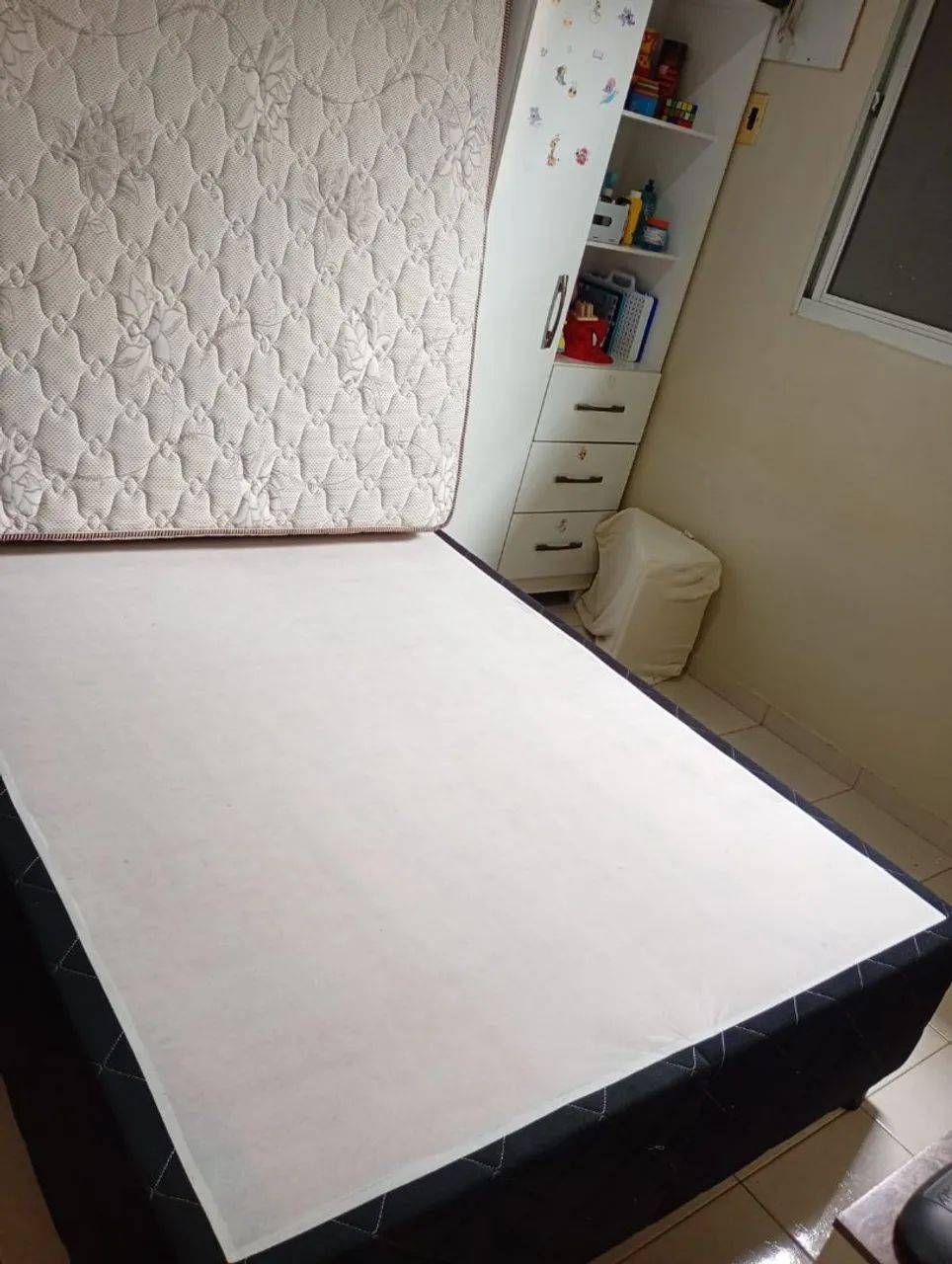 Cama Casal - Mola Ensacada e Base com Chapa.  - Foto 4