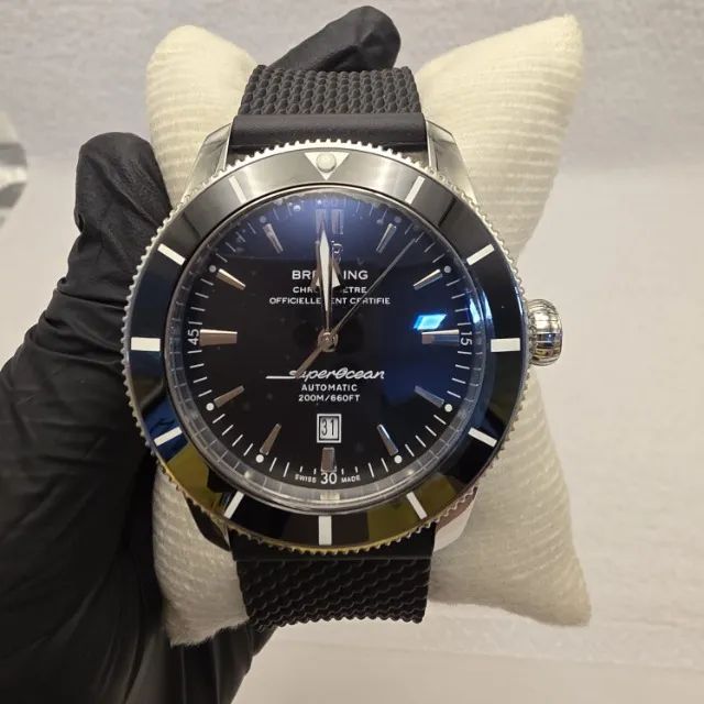 Relógio Breitling Superocean Automatic 44mm Preto - Novo