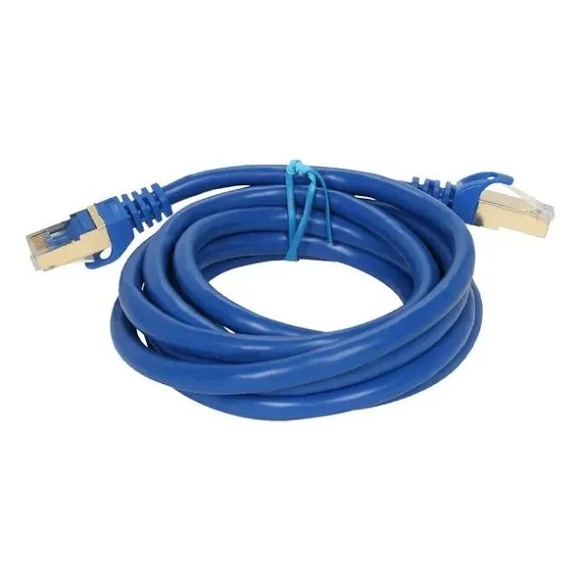 Cabo de Rede Cat.7 2.5m Cat725bl Patch Cord Plus Cable Loja Coimbra Comutadores Entrega - Foto 2