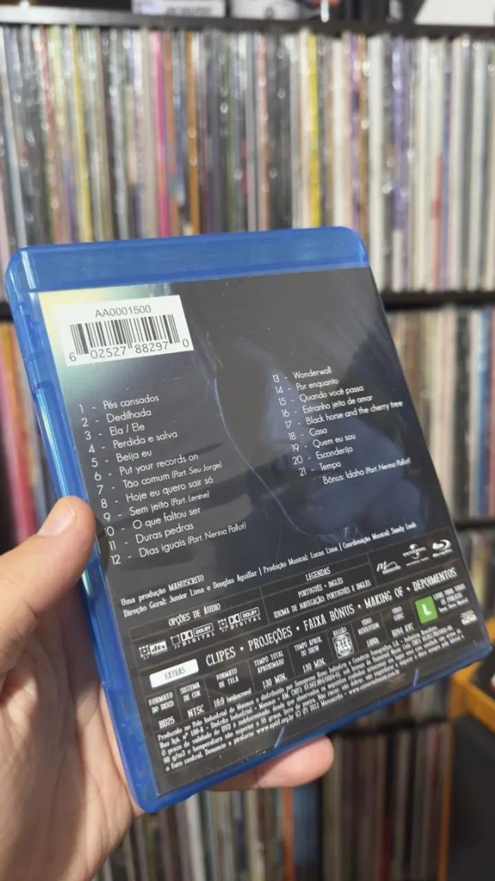 Blu-Ray Manuscrito Ao Vivo - SANDY (Novíssimo)  - Foto 4