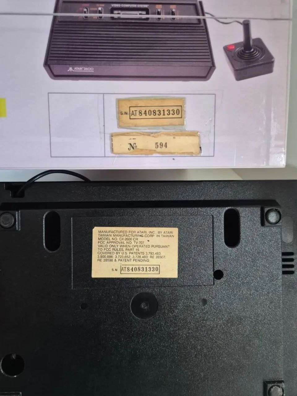 Atari 2600 Polyvox com caixa MDF - Foto 4