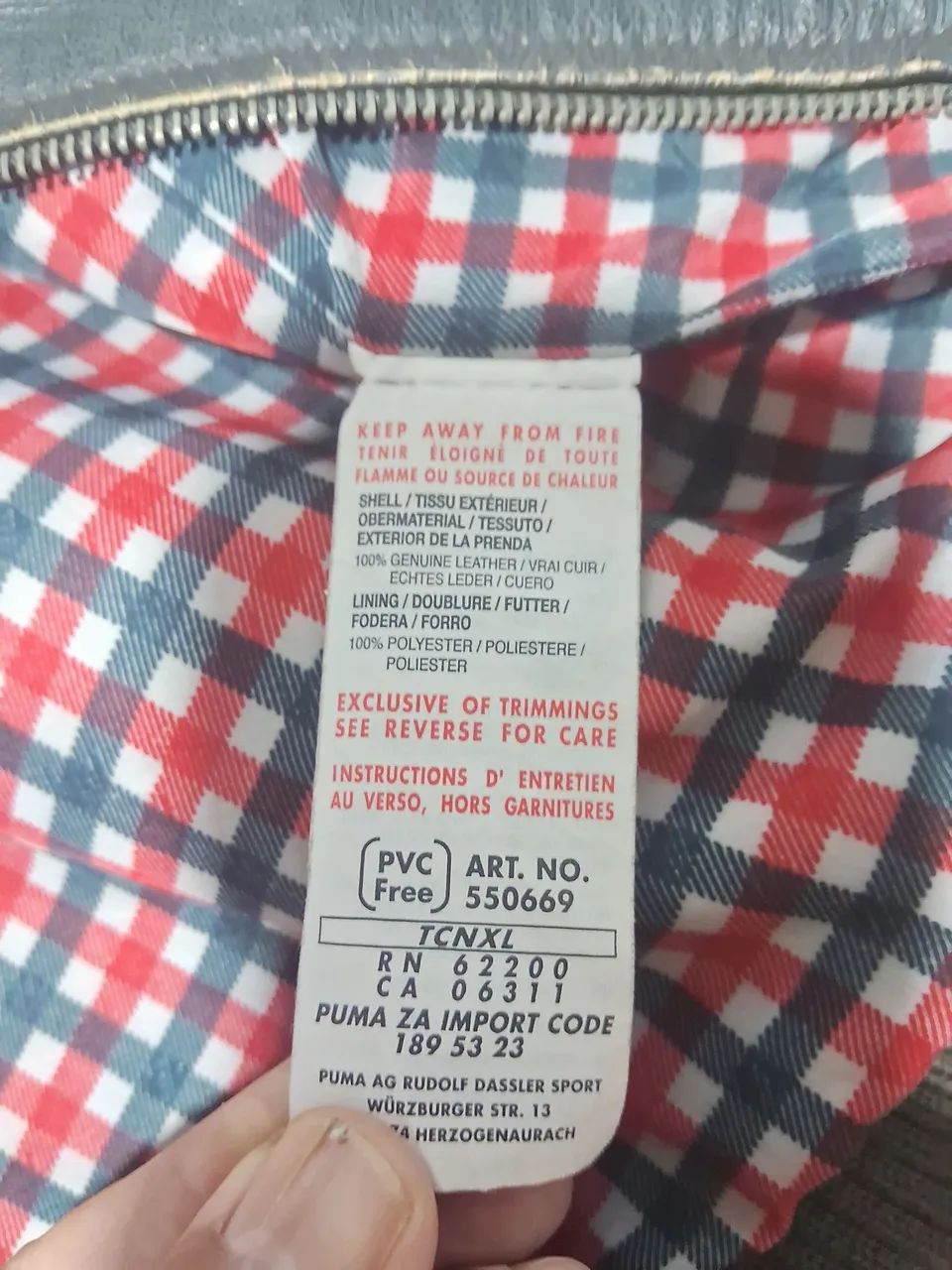 Jaqueta de couro Puma original, 100% couro. - Foto 5