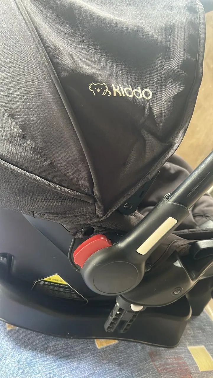 Bebê conforto Kiddo com base, pouco usado. - Foto 3