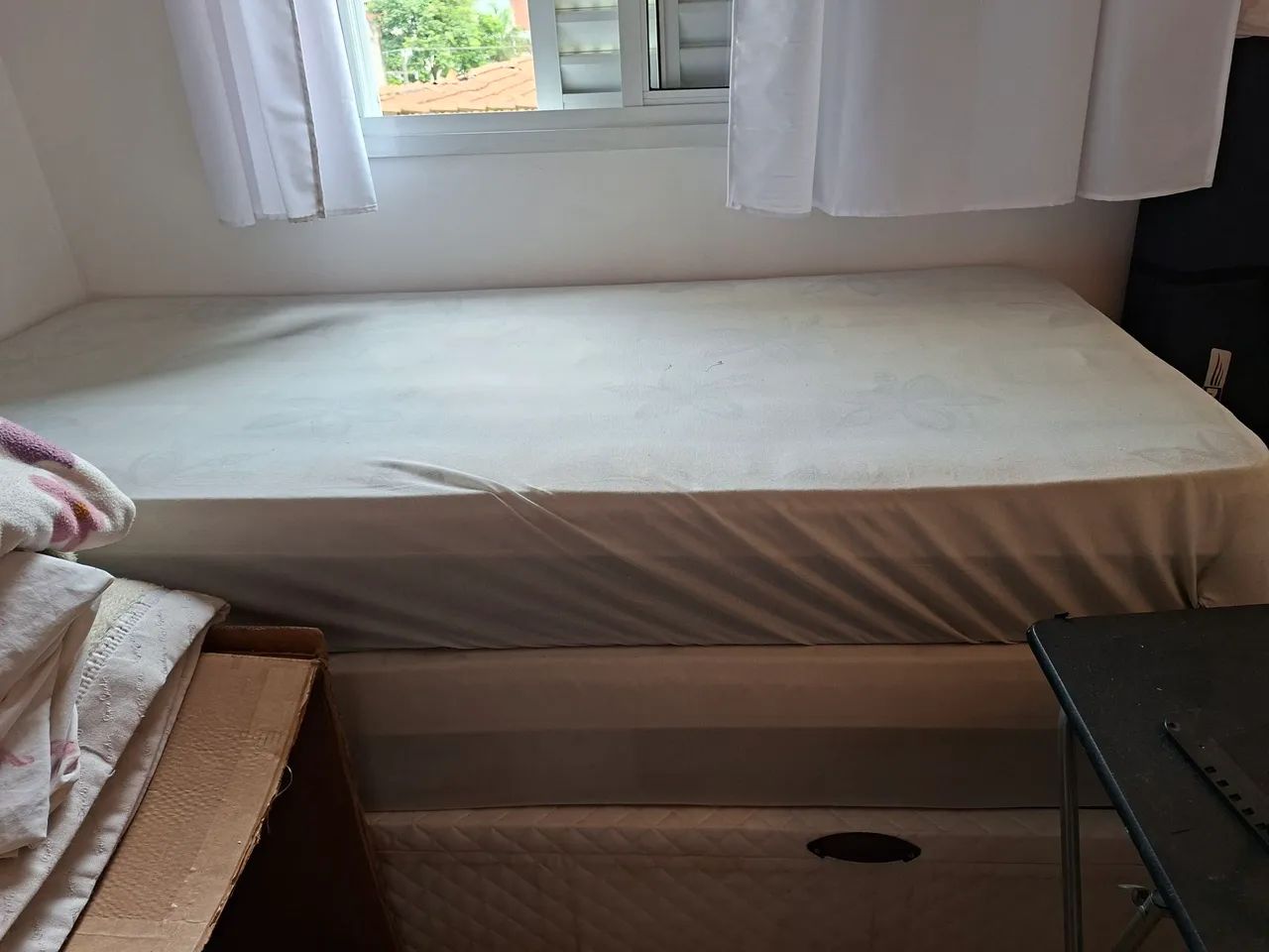 Cama box solteiro + 2 colchoes - Foto 4