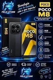 POCO M8  512/8GB 5G,,prata ...entrega