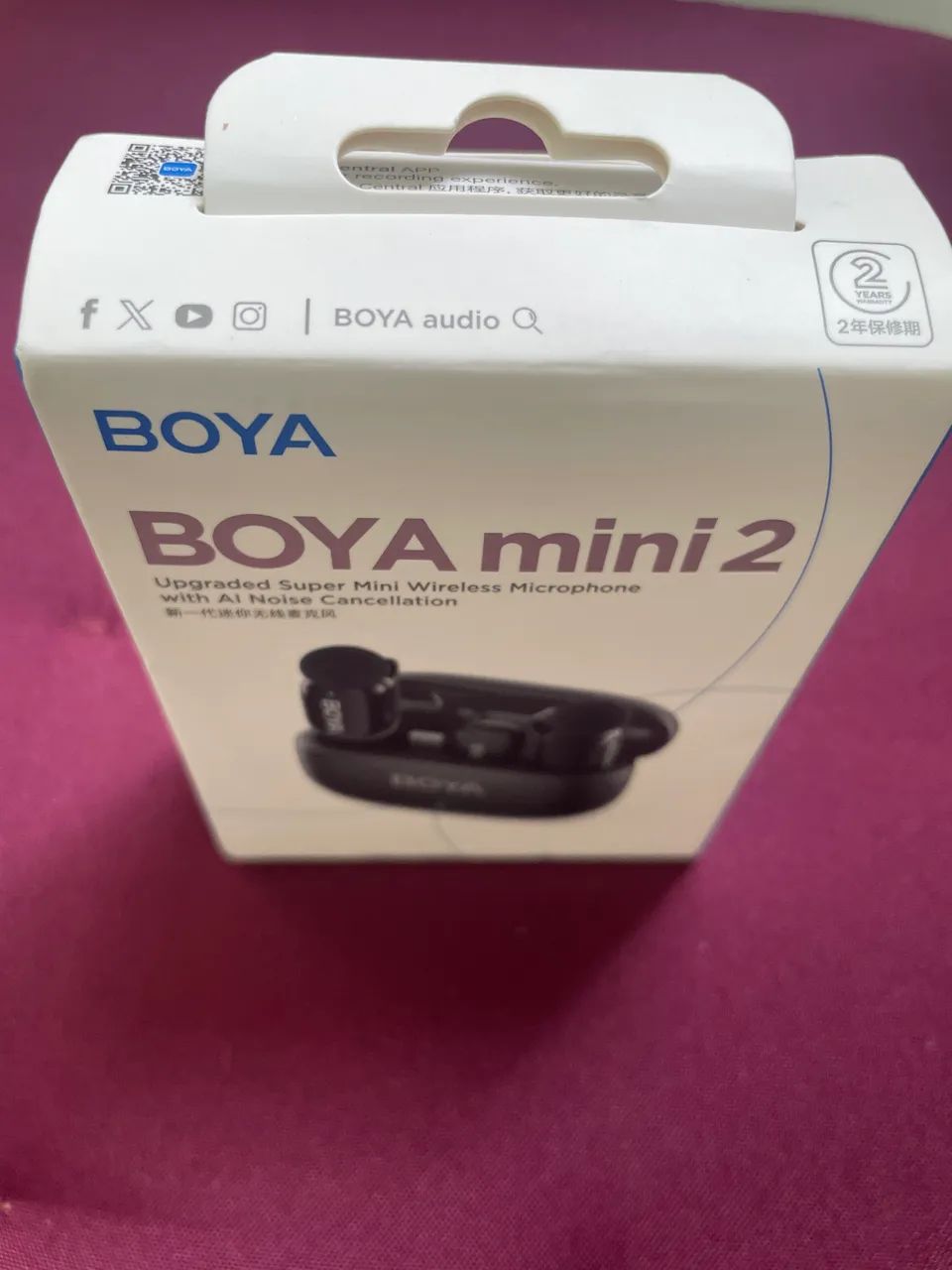 Microfone sem fio BOYA  - Foto 2
