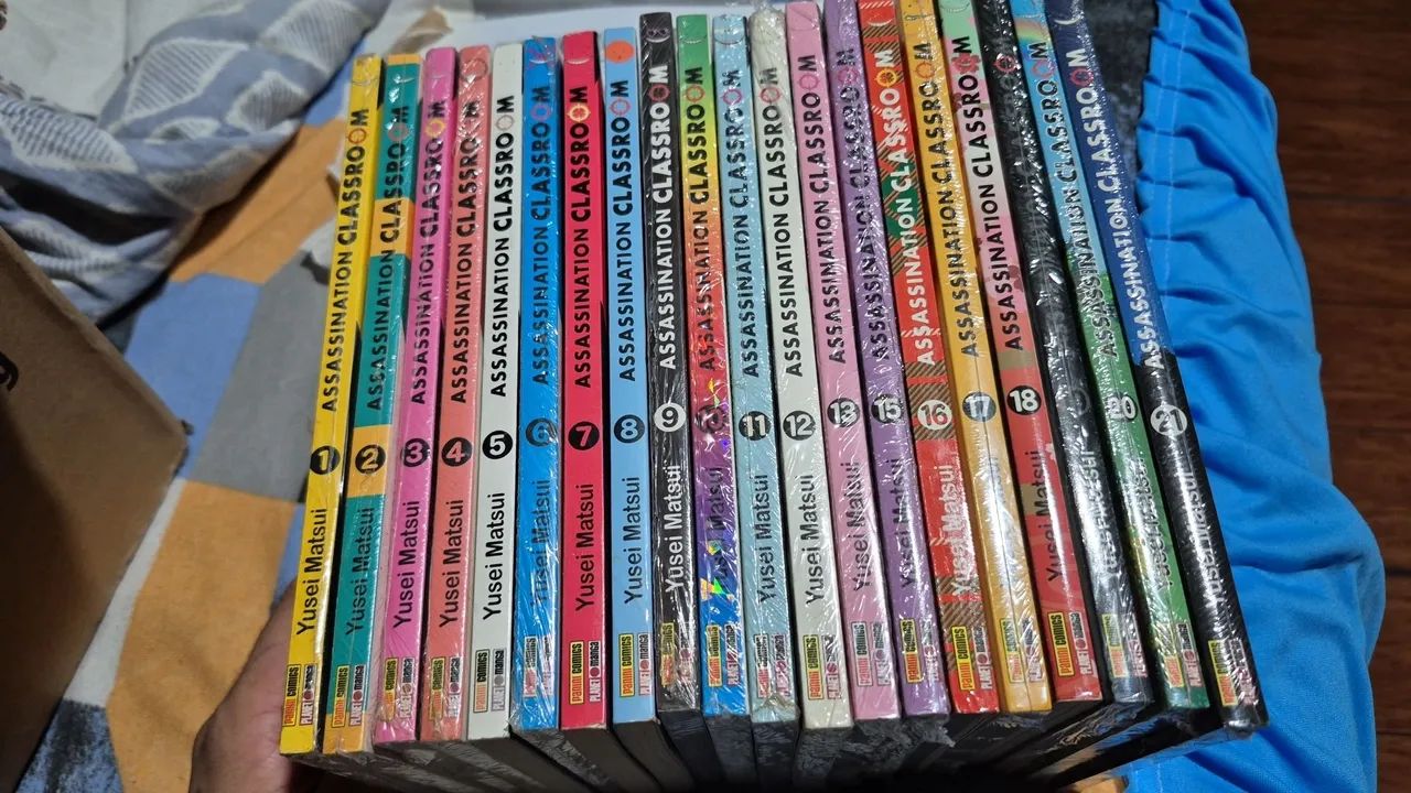 Assassination classroom mangá coleção semi completa faltando apenas volume 14