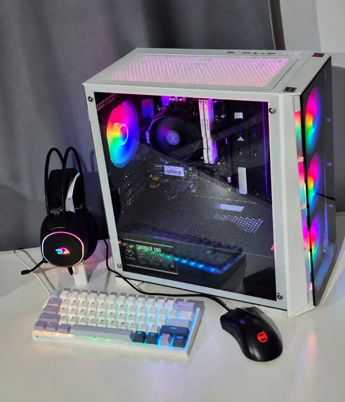 TORRO!! PC Gamer Ryzen Barato com Periféricos!! - Pronto para jogar e trabalhar!