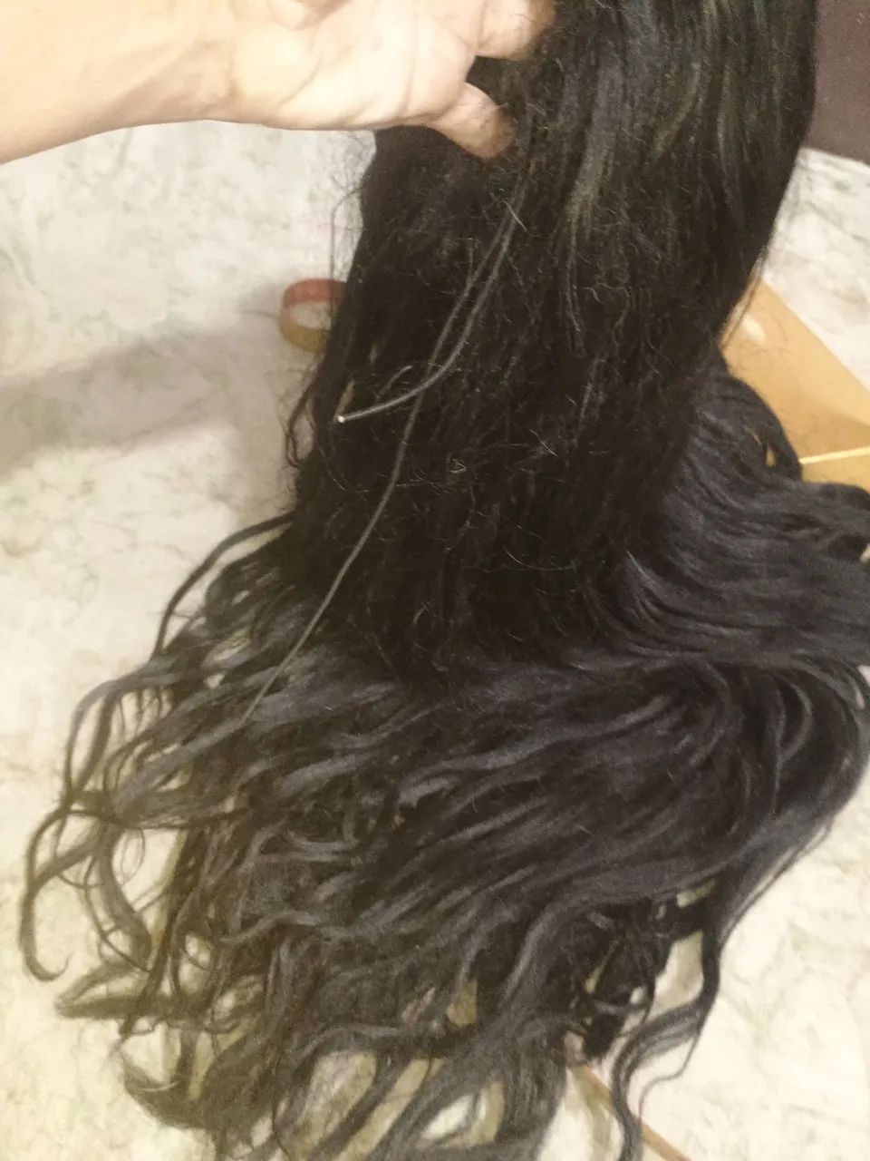 Cabelo 90cm rabo de cavalo  - Foto 5