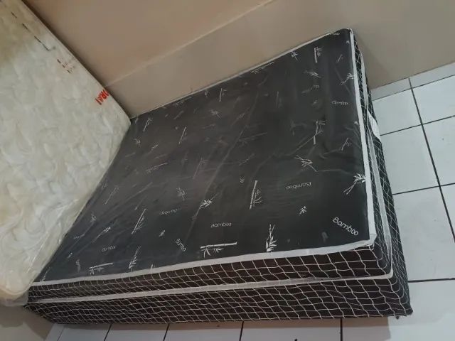 Cama box casal usada