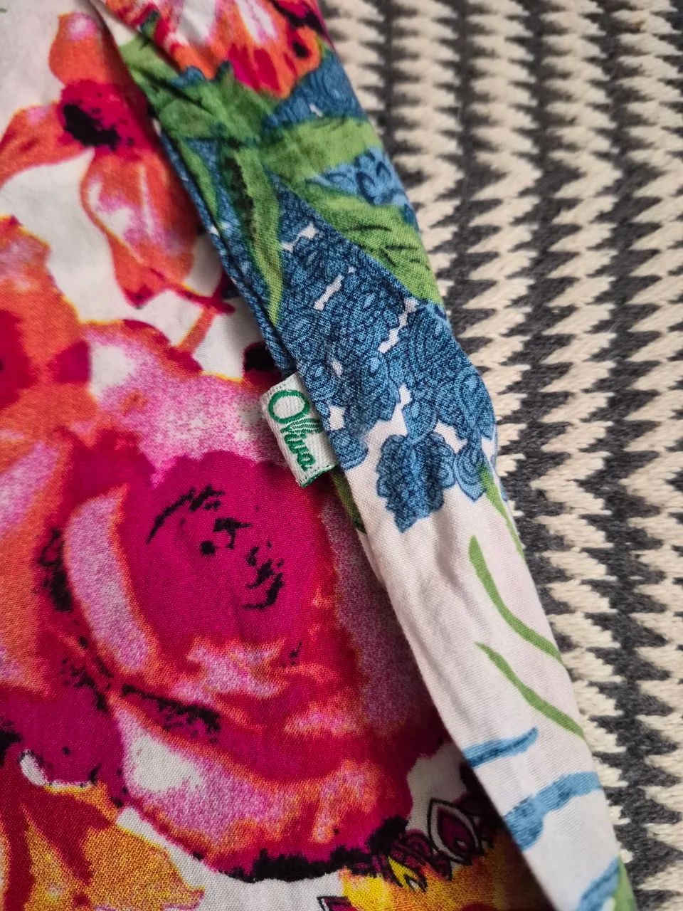 Calça infantil floral em viscose - Foto 2