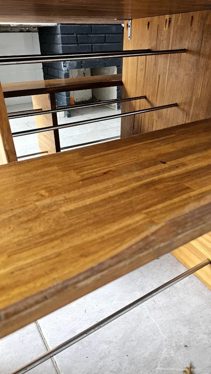 Mesa churrasqueira em teca stap - Foto 4