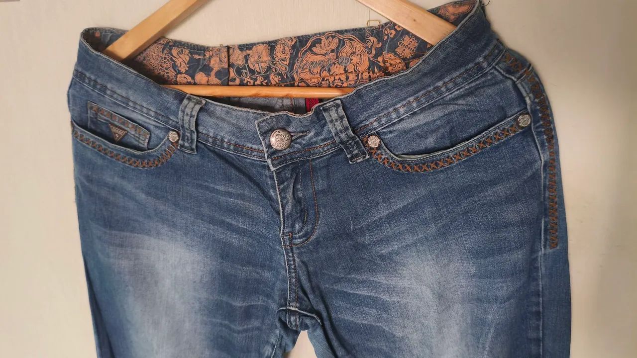 GUESS CALÇA WIDELEG veste 42 - Foto 2