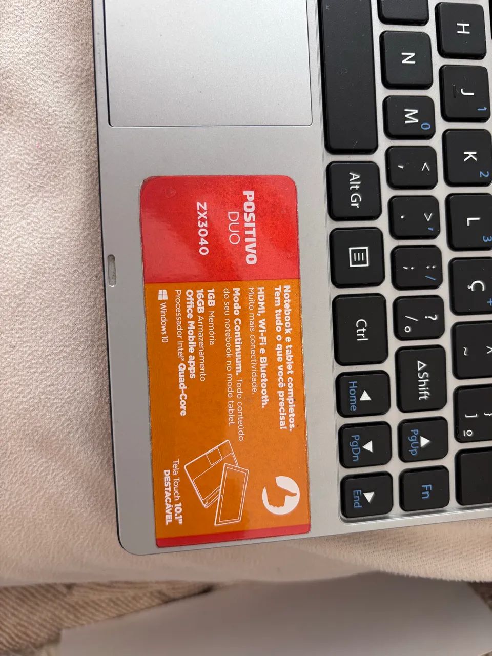 duet 2018.02~2019.02まで Netbook Positivo Tecnologia Duo ZX3040 - Notebooks - Santa