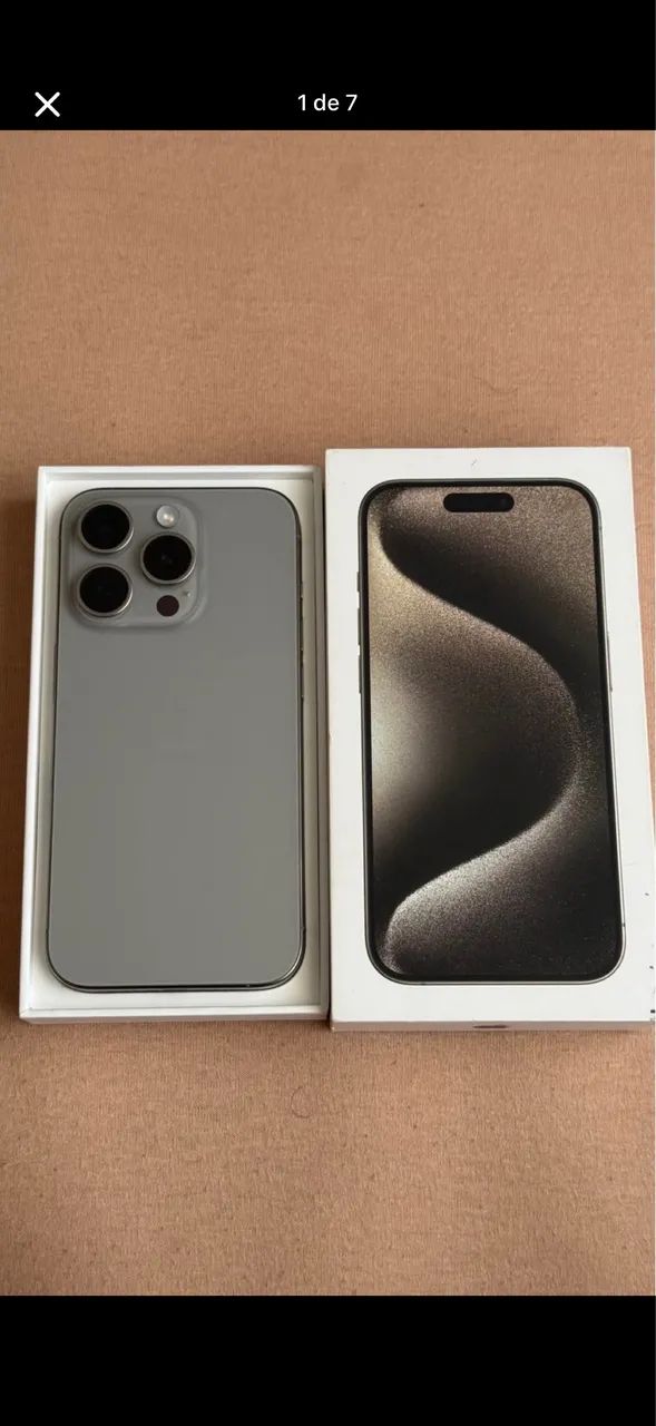 iPhone 15 pro 256gb com caixa estado de zero único dono