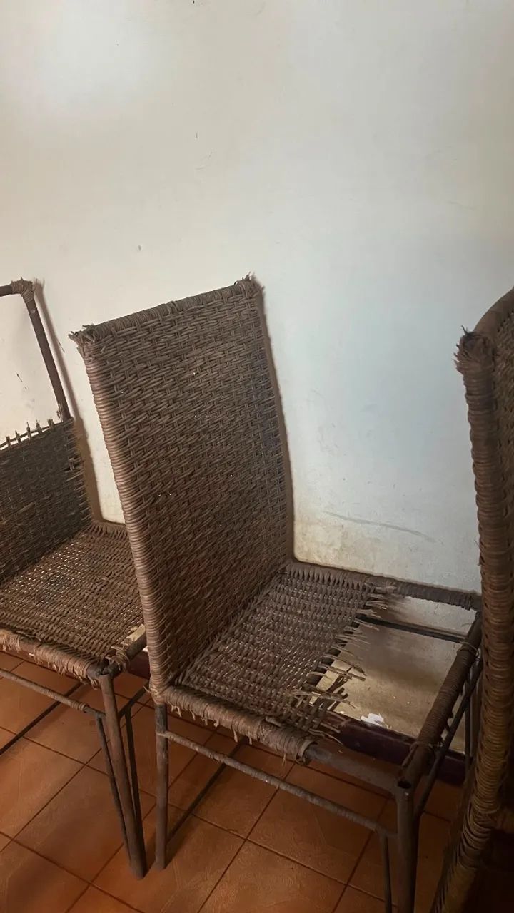 Cadeira Ferro e Vime Recuperar  - Foto 2