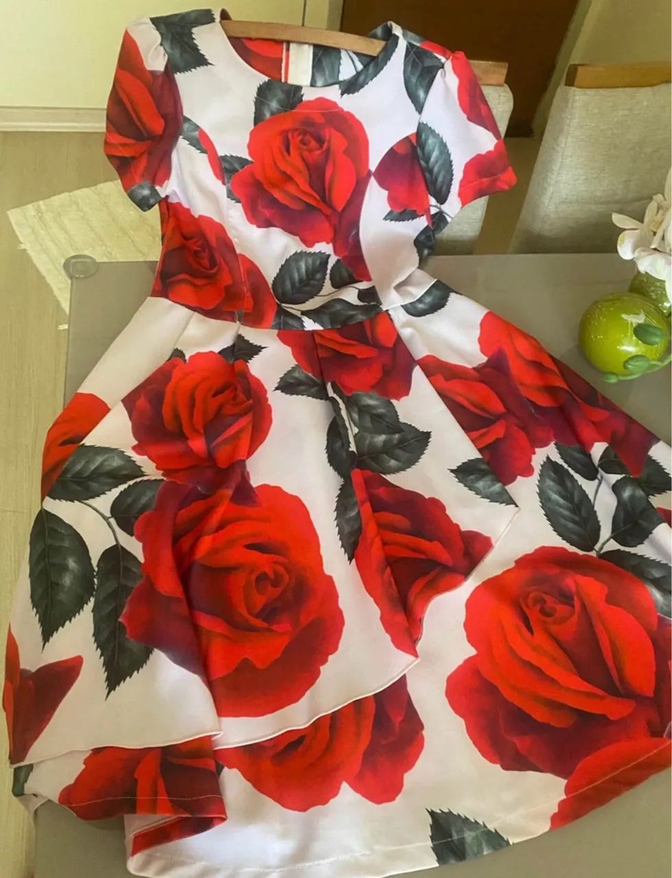 Vestido alfaiataria estampado - Foto 3