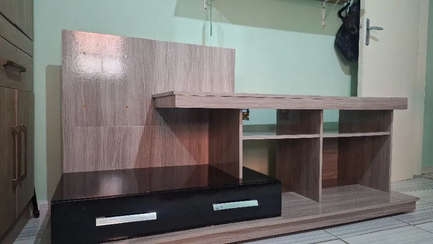 Rack com Painel para TV 1,83m - 2 Gavetas e Nichos - Foto 3