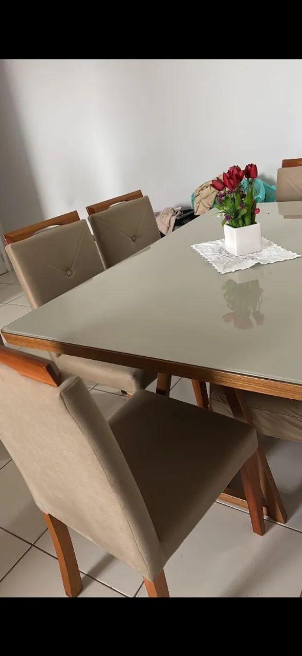 Mesa 6 lugares Madeira