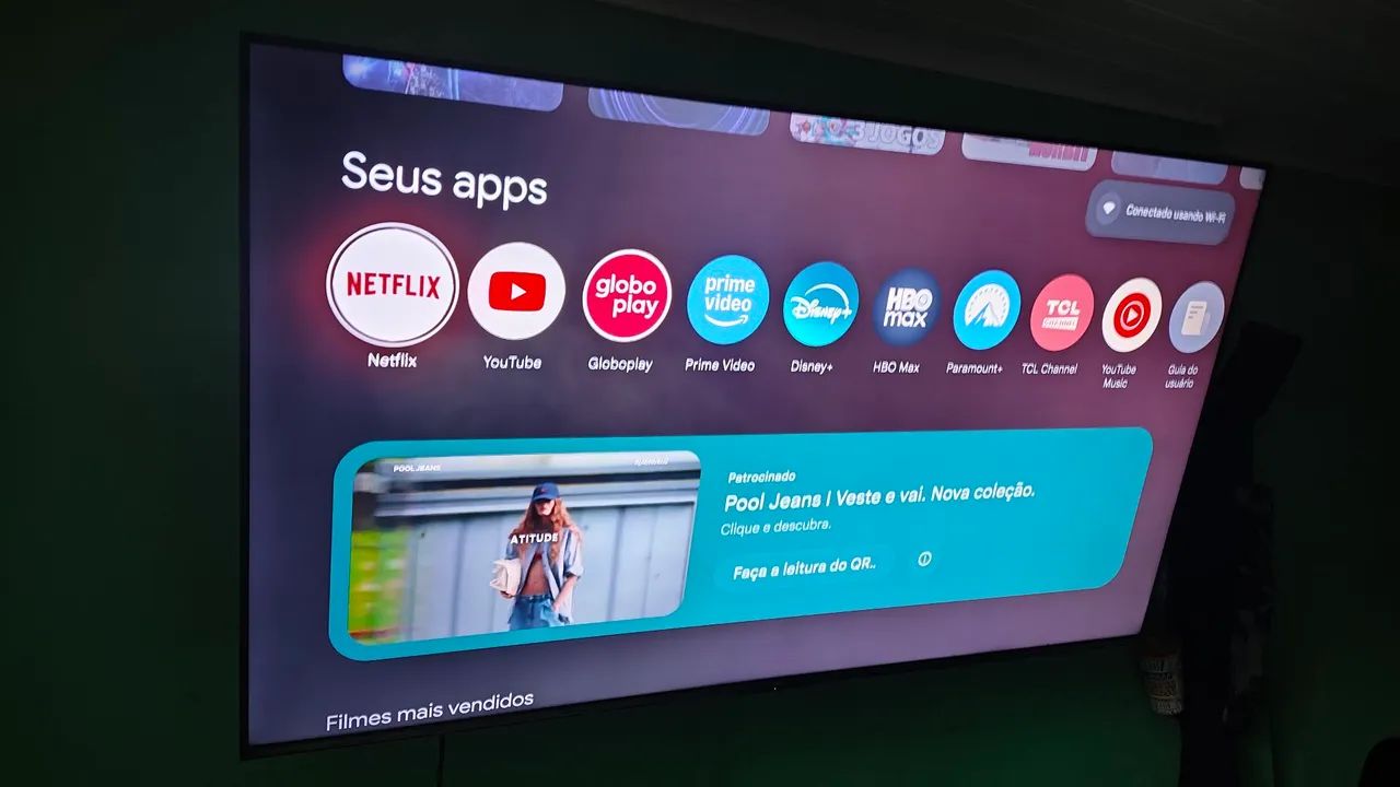 Smart tv TCL 55 polegadas Google tv