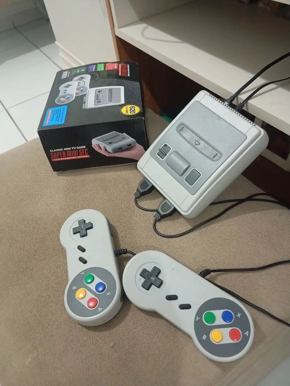 Vídeo game super mini sfc 620 jogos  - Foto 3