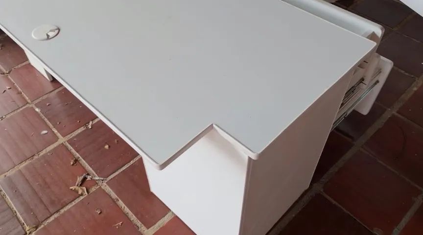 Mesa escritório canto para coluna na parede  - Foto 2