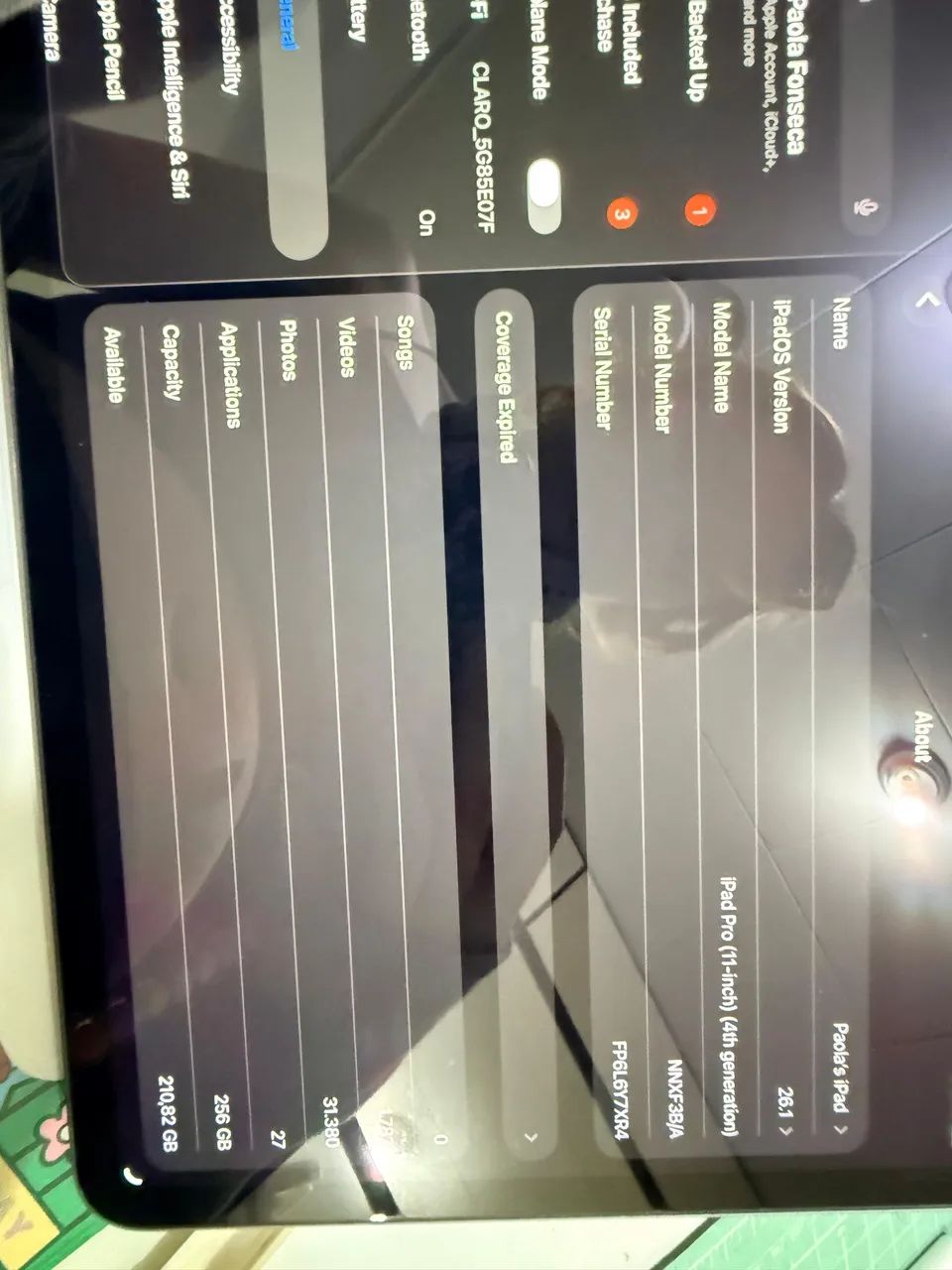 iPad Pro 11 4° Geração 256Gb USADO com Caneta original  - Foto 4