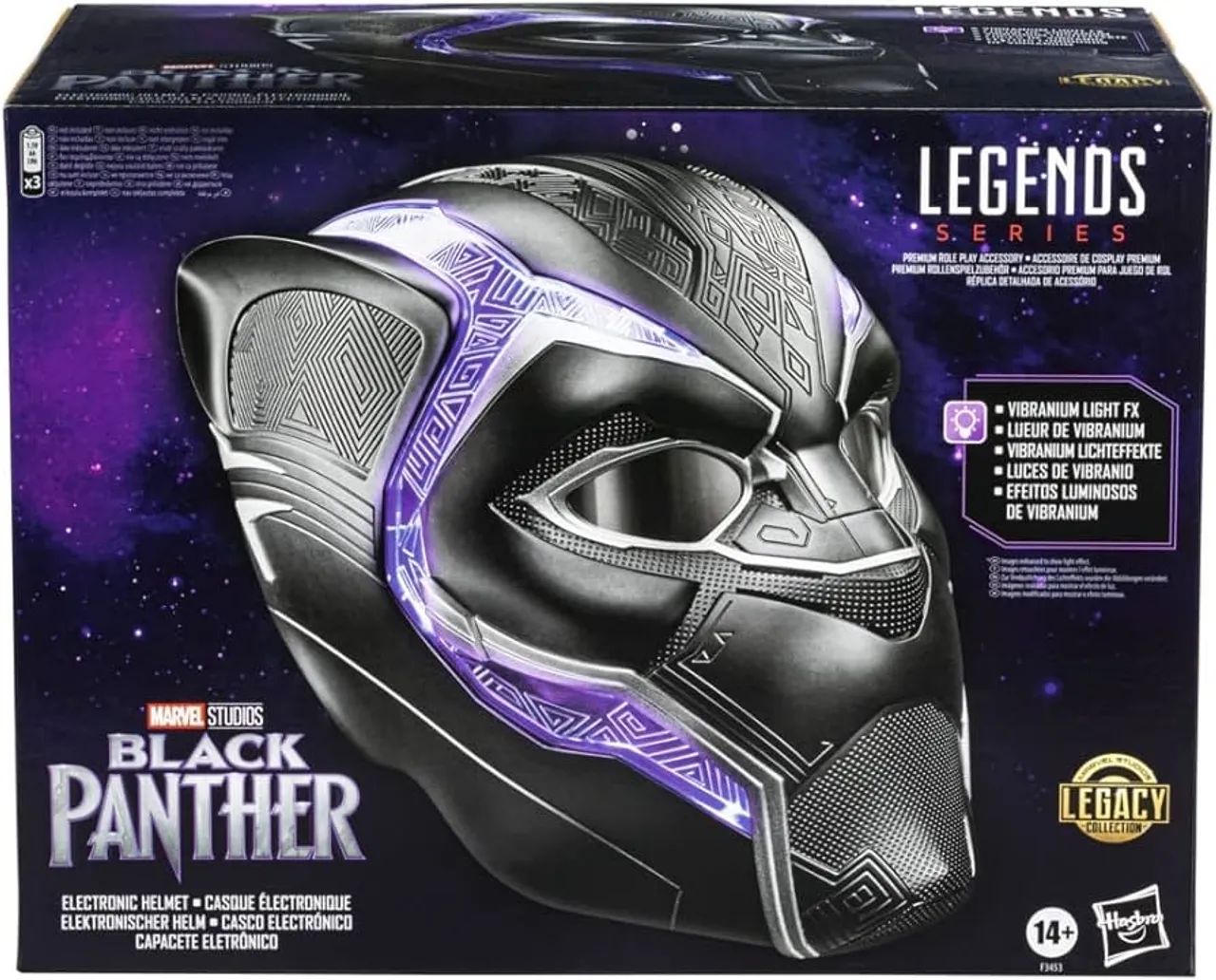 Capacete oficial Pantera negra eletrônico Hasbro  - Foto 2