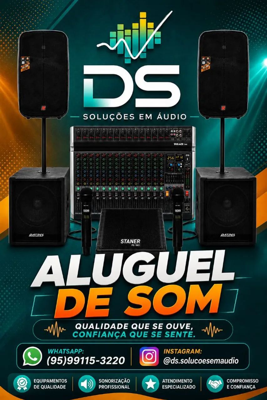Aluguel de Som - DS Soluções em Áudio.  - Foto 5