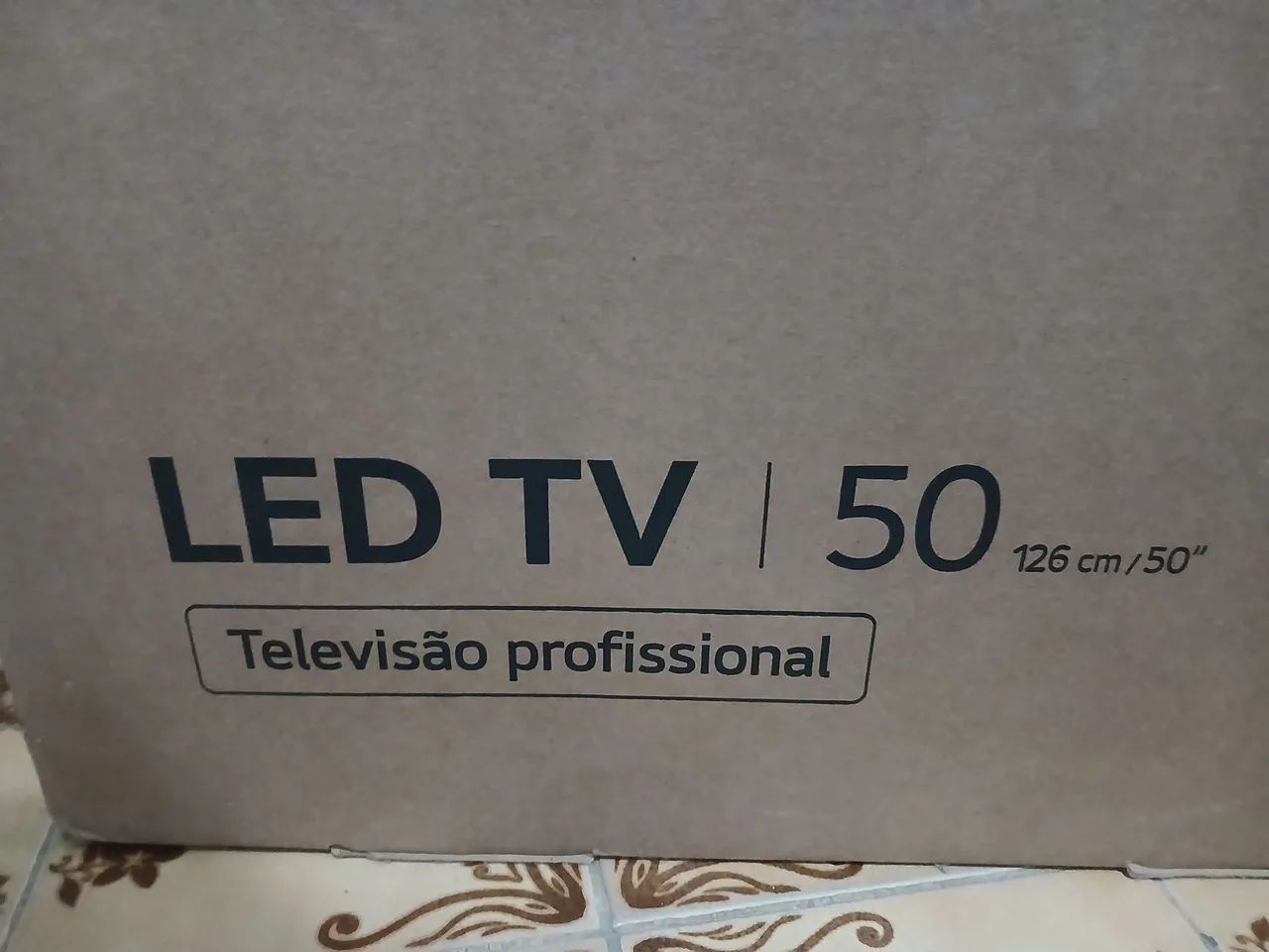 Caixa de papelão para TV 50 polegadas - Foto 3