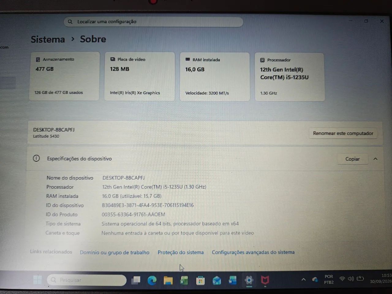 Notebook Dell Latitude 5430 + kit office - Foto 2