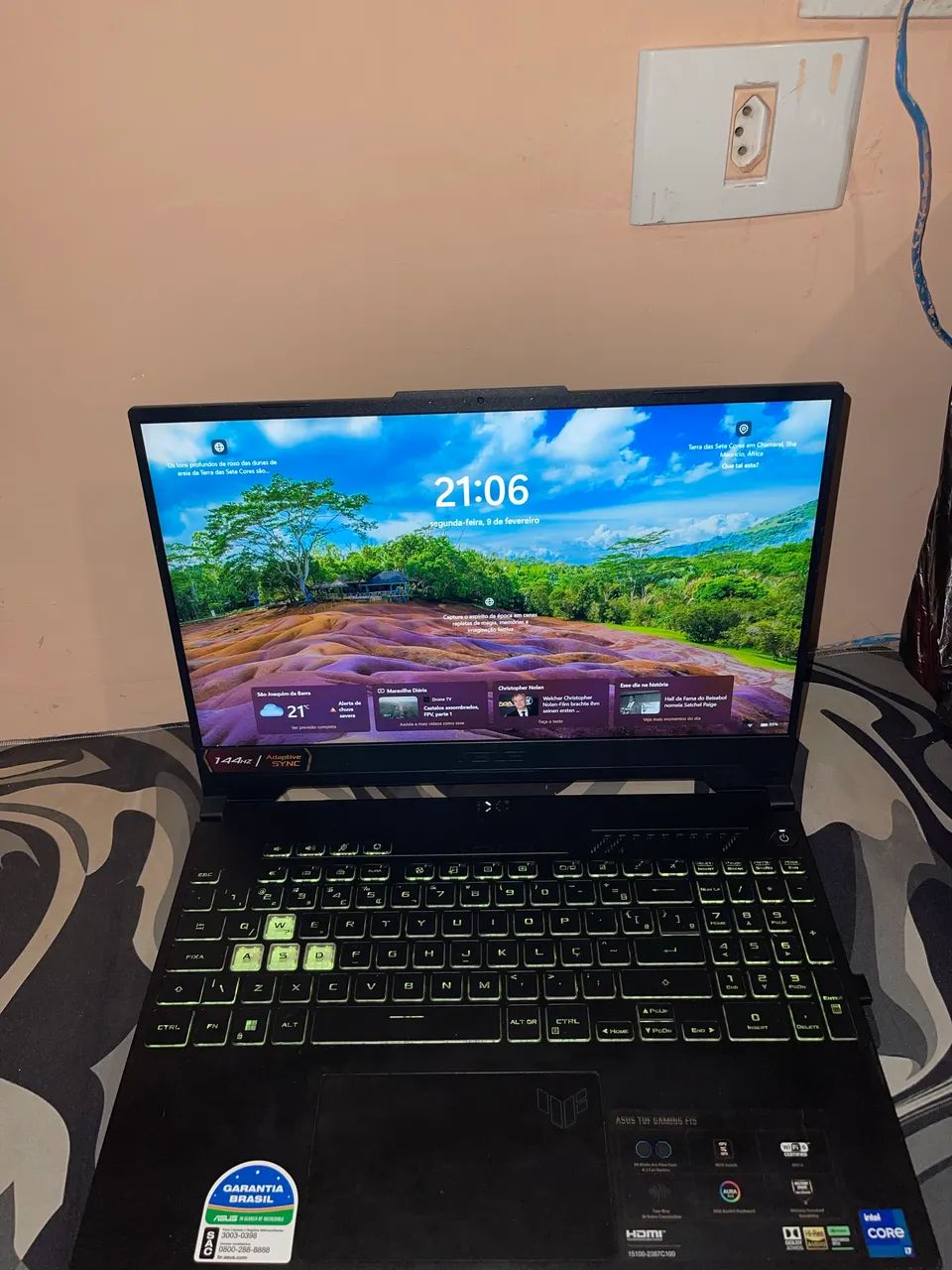 Notebook ASUS TUF Gaming F15 + Upgrade