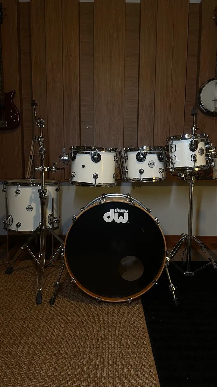 Bateria DW Design Series Maple (Shell Pack 4pcs + tom 8 PDP by DW) - Foto 3