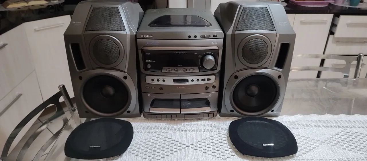 Aparelho de som Mini system gradiente energy E-550 Sony Philips Aiwa cce panasonic Sharp  - Foto 2