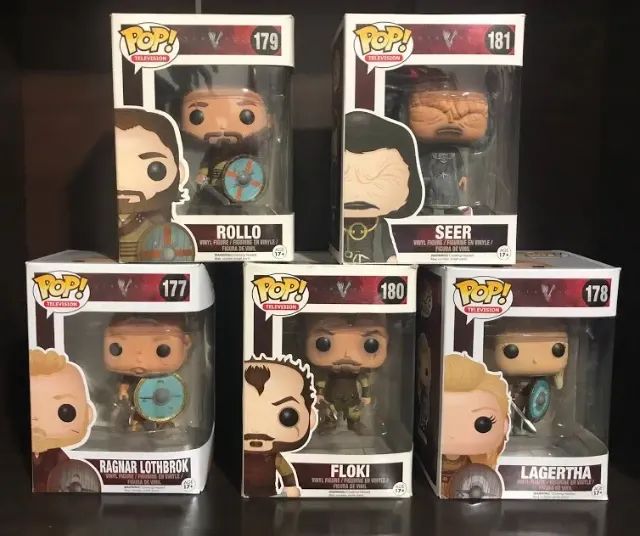 Set Coleção Completa Funko Pop Vikings - 5 Figuras Originais - Foto 2