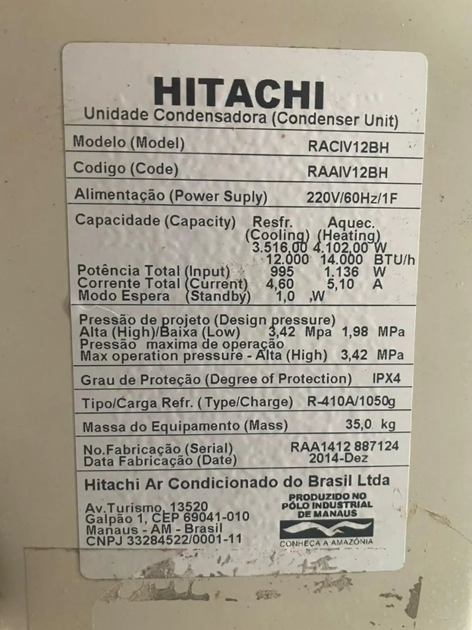 Condensadora HITACHI - Foto 2