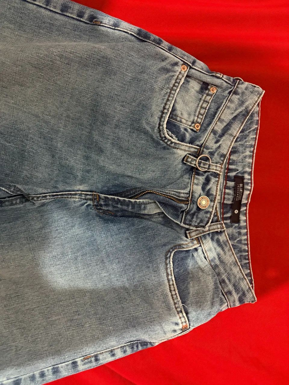     Calça Jeans Feminina Azul- Tamanho 36 - Foto 2
