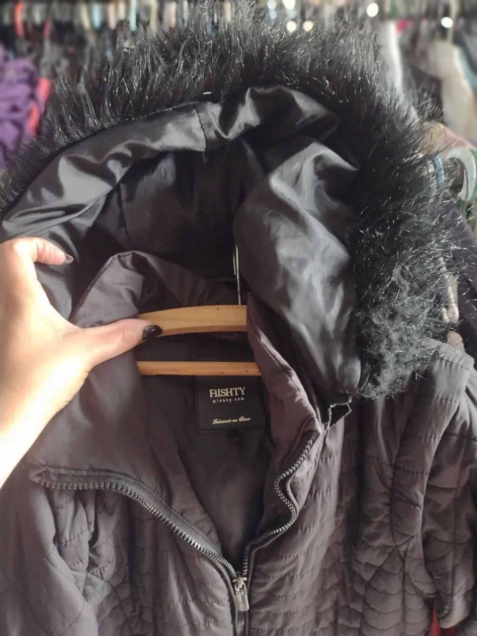Jaqueta Puffer M (semi nova) - Foto 3