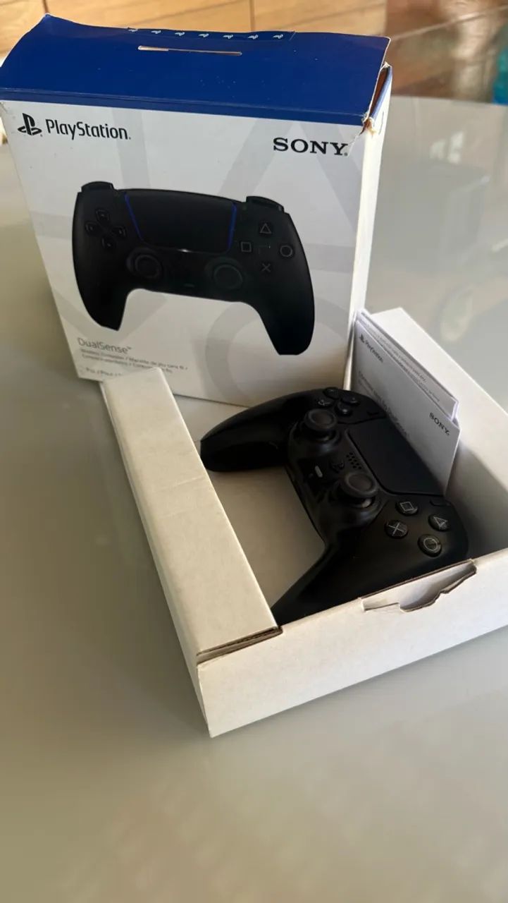Controle PS5 DualSense Midnight Black Original Sony + Caixa - Foto 3