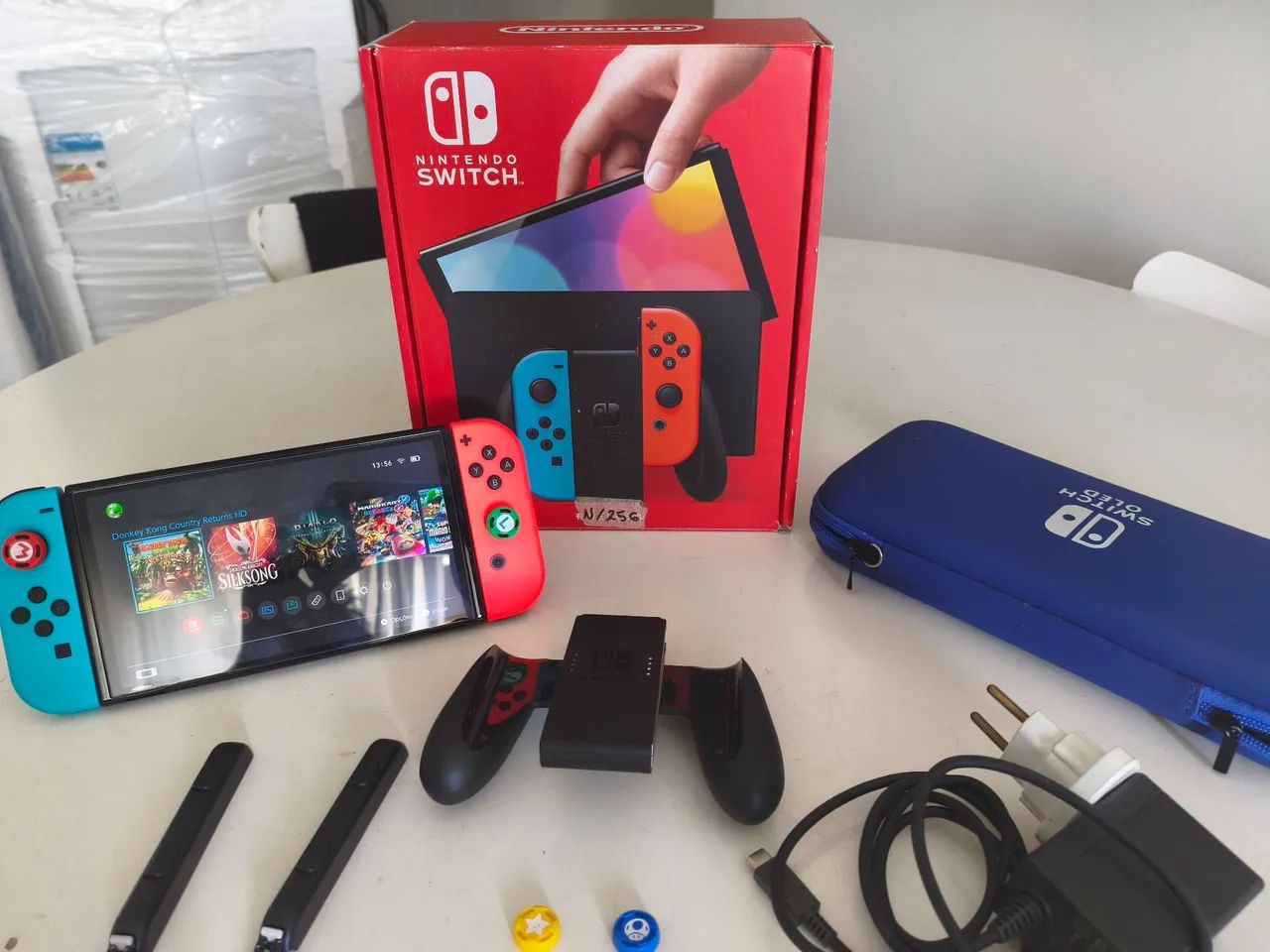 Nintendo Switch OLED - DESBLOQUEADO 256gb - Foto 3