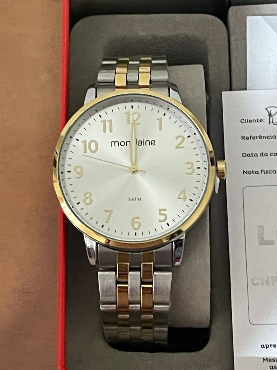 Relógio Mondaine original novo 