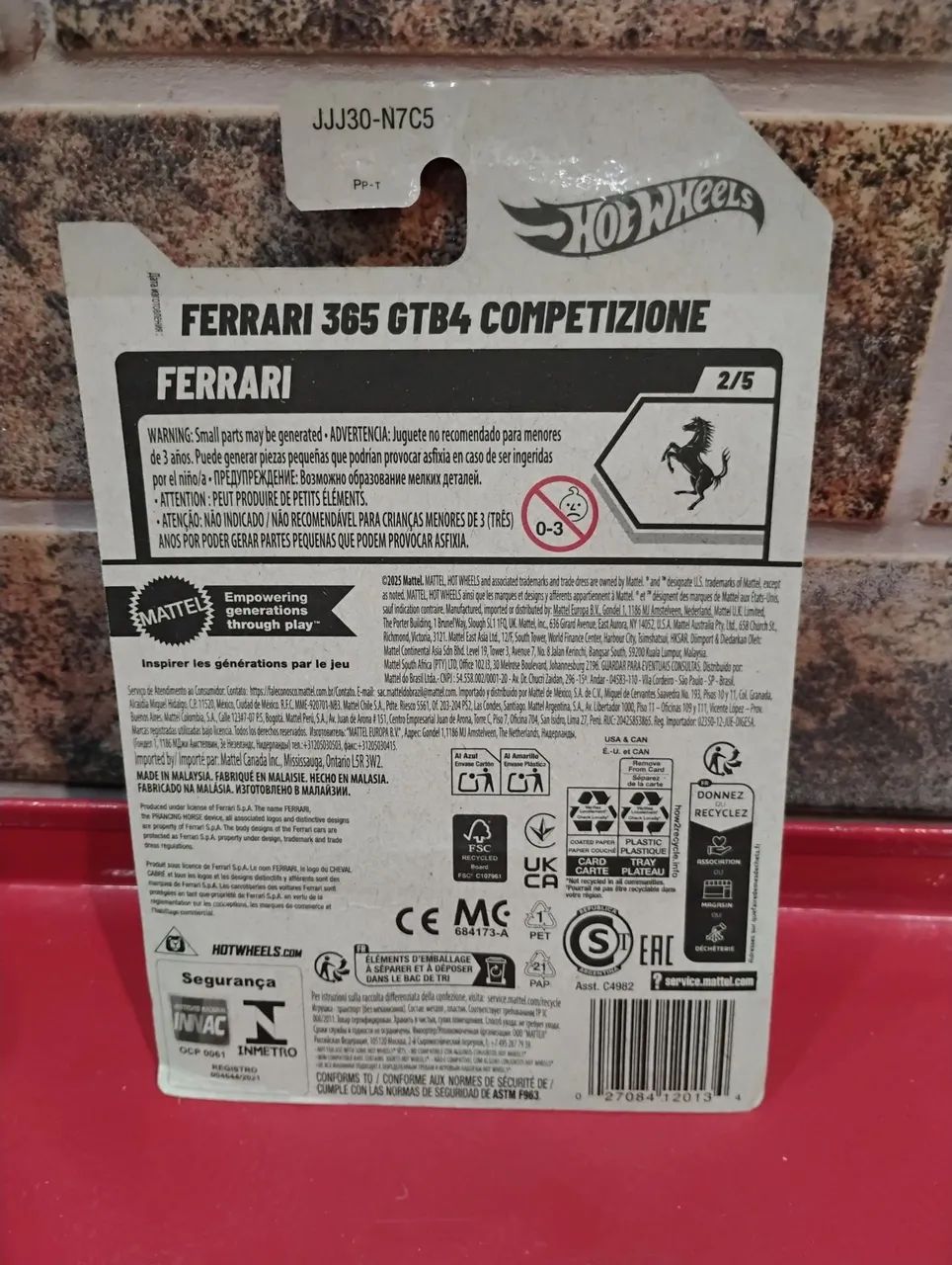 Carrinho Hotwheels Ferrari 365 competizione - Foto 4
