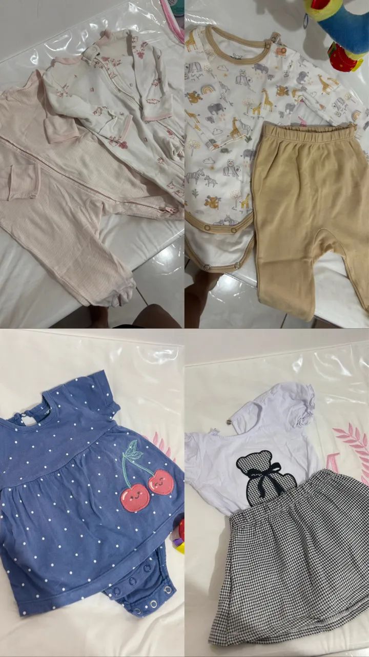 Lote bebê menina 