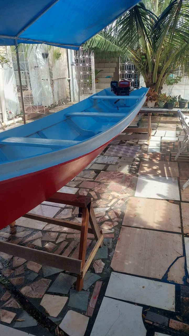 VENDO BATELÃO ZERADO COM MOTOR - Foto 4