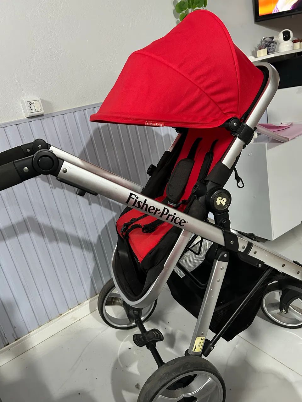 Carrinho Moisés com bebê conforto  - Foto 4