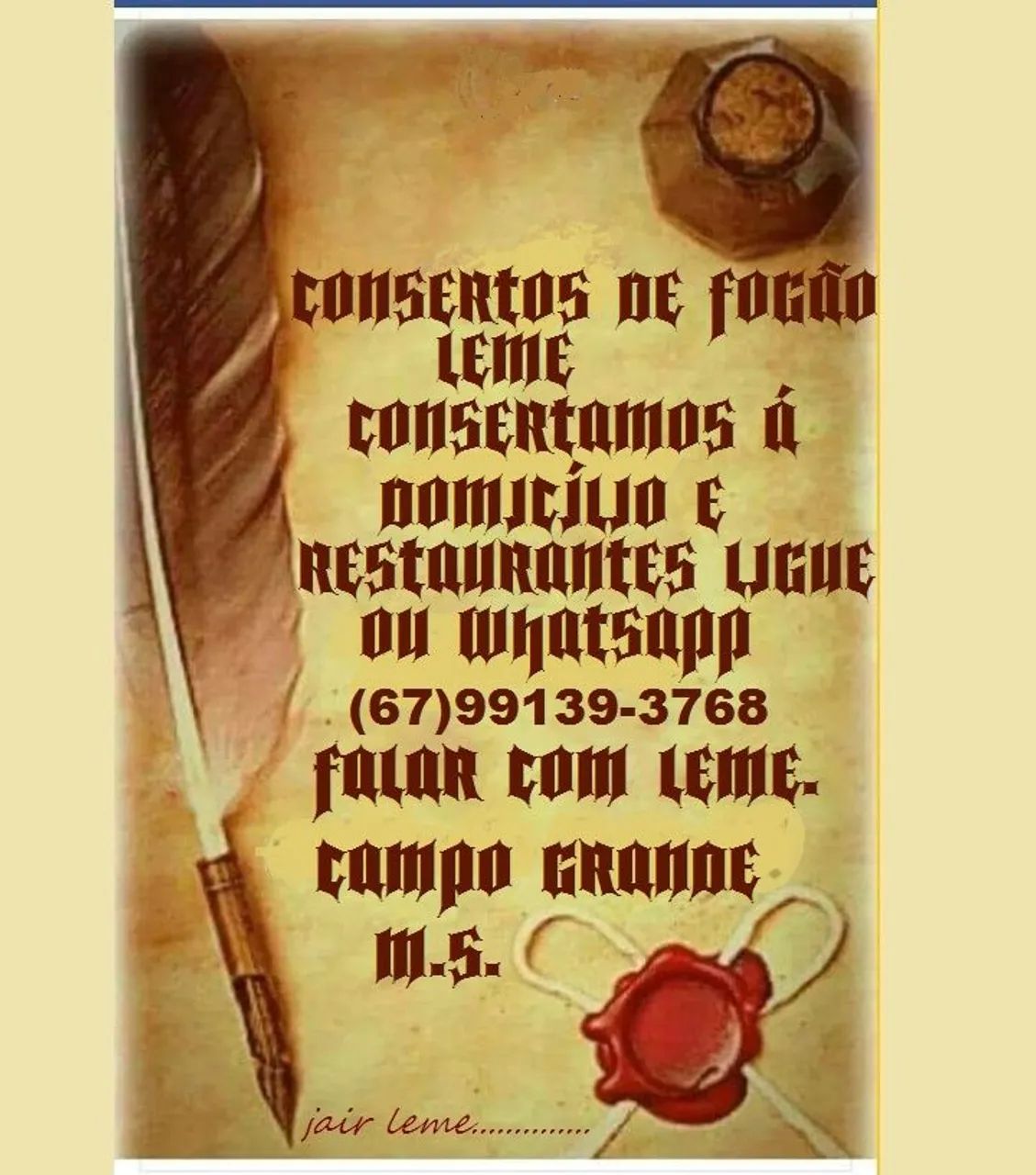 Consertos de fogão leme 