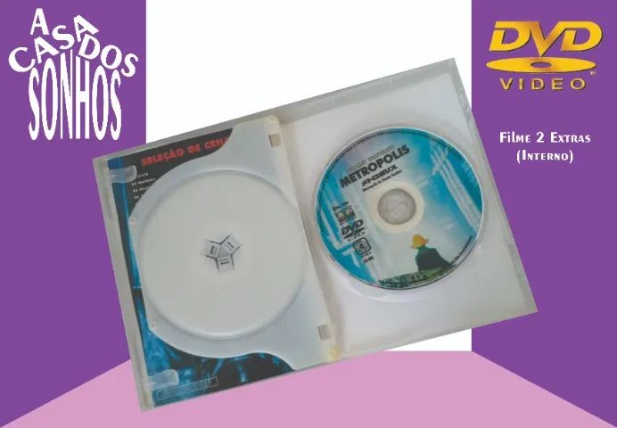 DVD Duplo Metrópolis de Osamu Tezuka - 2 Discos - CDs, DVDs etc