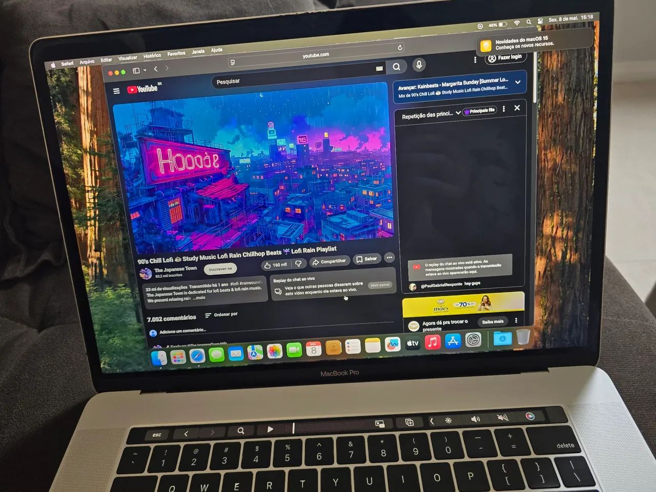 ［良品］Apple MacBook Pro 15inch 2019/327 Apple MacBook Pro 2019 Intel Core i9 2.3GHz, 16GB, SSD 512GB