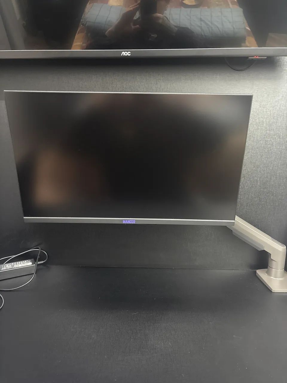 Monitor Mancer 75hz + Braço articulado 