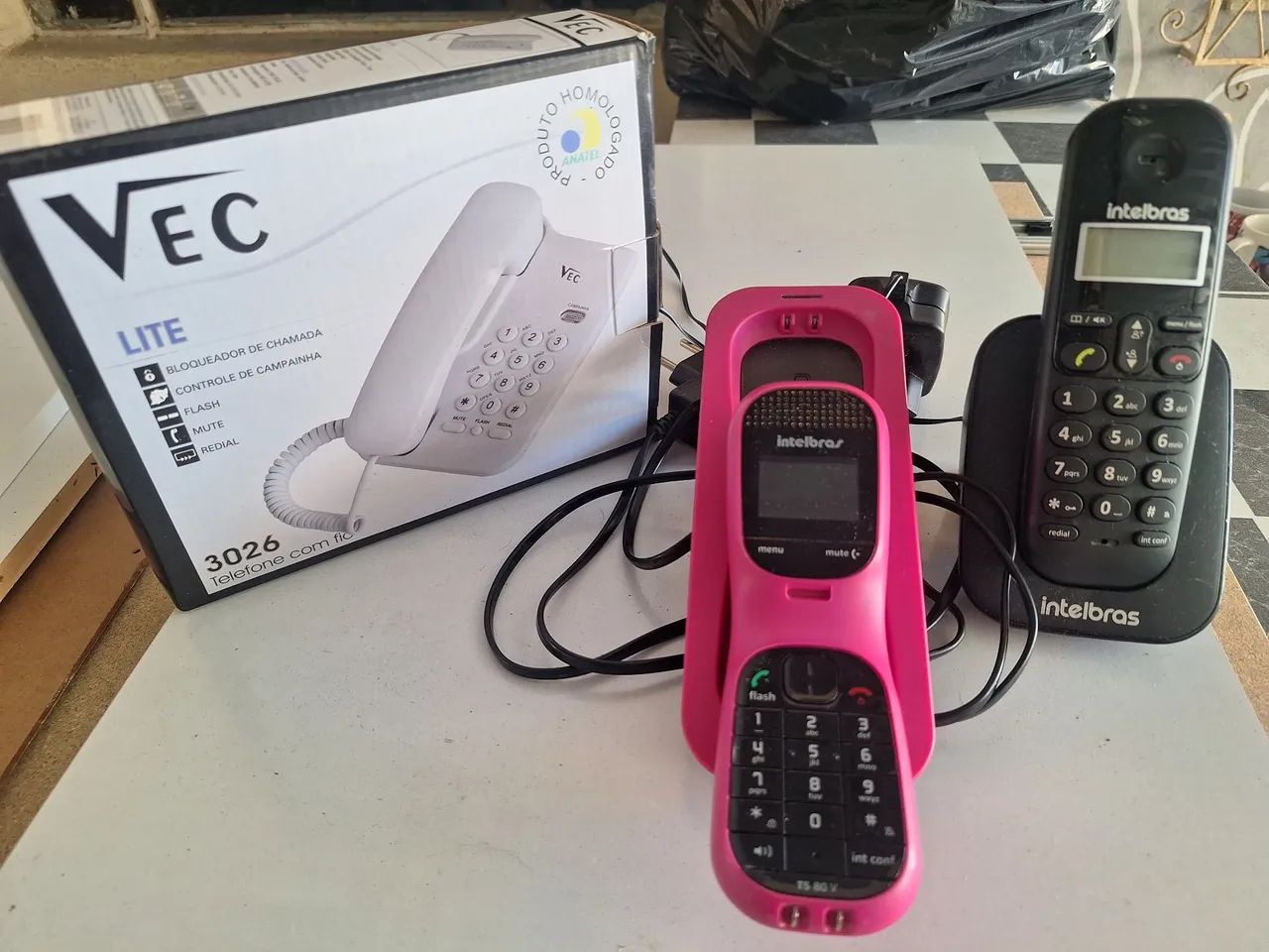 Telefone sem fio e com fio  - Foto 3